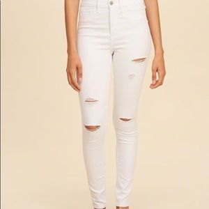 COPY - High rise crop jean legging-Hollister advanced stretch